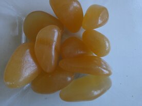 Trommelstenen Calciet Oranje 50 gram