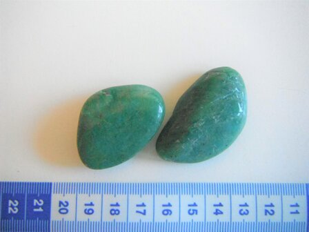 Trommelstenen Amazoniet    38 gram