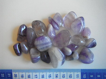 Trommelstenen Amethyst    134 gram