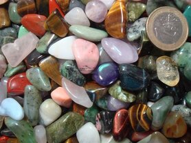 Lot Trommelstenen - mix klein (550 gram)