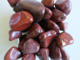 Trommelstenen Jaspis Rood 50 gram