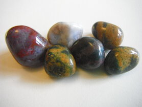 Trommelstenen Jaspis, Ocean    90 gram