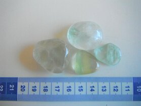 Trommelstenen Fluoriet Groen    49 gram