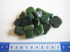 Trommelstenen Jade Groen 50 gram