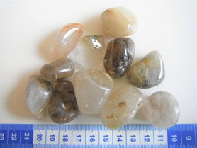 Trommelstenen Rutielkwarts 50 gram